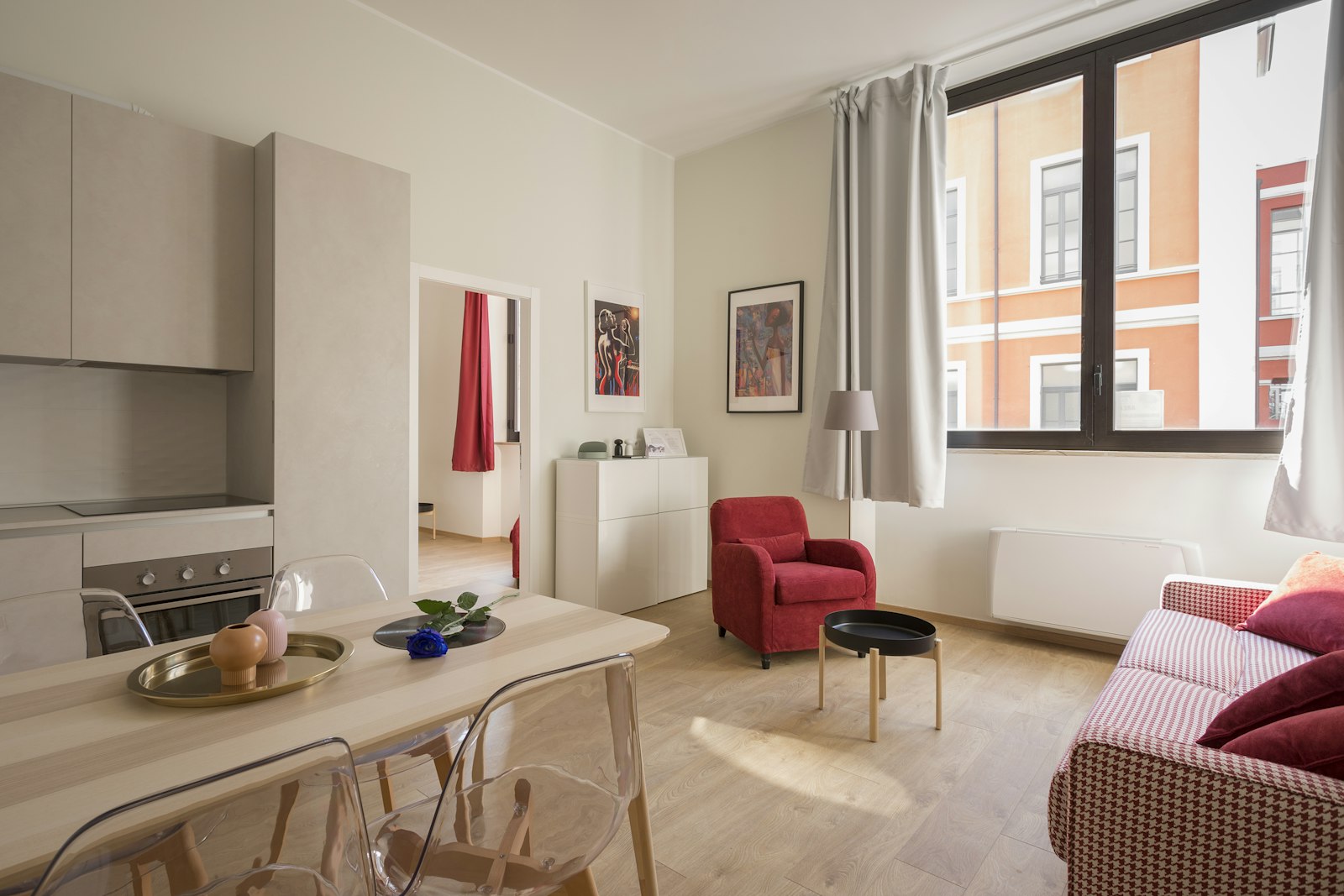 Bright Barcelona apartment living room